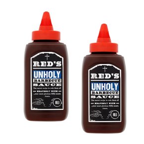 [해외직구] Red`s Unholy BBQ Sauce 레드의 언홀리 바베큐 소스 320g 2병