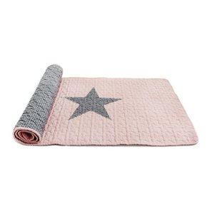 별 누빔 주방매트 (핑크) 50x140cm