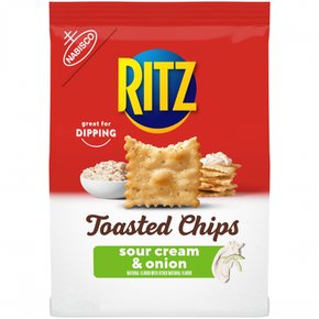 RITZ Crackers리츠  리츠  구운  칩  사워  크림과  양파  크래커  8.1온스