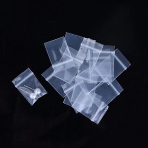 JDS 투명 비닐지퍼백 약 단추 소분봉투 포장 2x3cm 500매