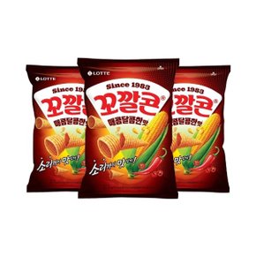 롯데제과 꼬깔콘 매콤달콤한맛 134g 3개 / 국민간식 스낵
