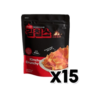 김칩스 바삭바삭 매운맛 간식안주 40g x 15개