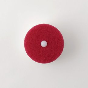 일본 마나 벽면 흡착스펀지 도넛 모양 수세미 레드 / K676WR
