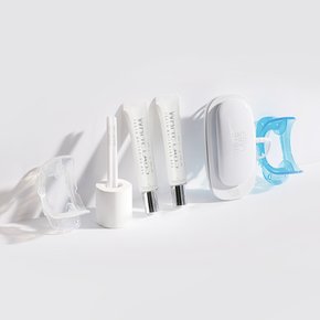 화이트랩스 치아미백기 LED 셀프 자가 치아미백기계 & 치아미백젤 세트 (2인용)