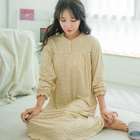 메리핀 피치기모 플라워 원피스 잠옷 3종홈웨어