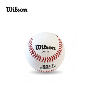 e윌슨 안전 야구공(A1117) 1개입 연습용 소프트 캐치볼