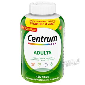 어덜트 성인 종합비타민 425정 CENTRUM ADULTS MULTIVITAMIN