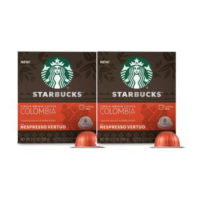 [해외직구] Starbucks 스타벅스 네스프레소 버츄오캡슐 콜롬비아 스벅커피 8입 2팩