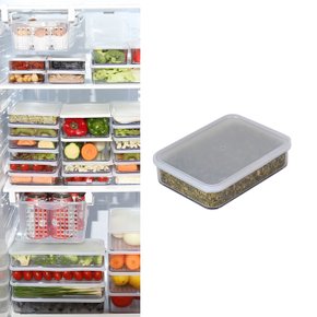 납작3호 반투명 1개 냉동밥보관용기 냉장고소분용기