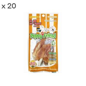 퍼피프랜드 치킨 미니닭갈비(닭꼬치) 35gx20개 육포