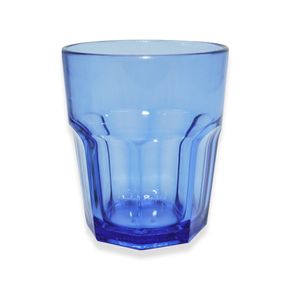 PC 팔각컵 블루 270mL 안깨지는 플라스틱 식당컵