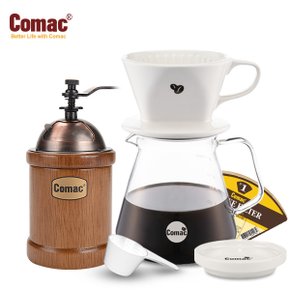핸드드립 홈카페 2종세트(DN9/MR1) 커피그라인더+드립세트[커피용품/커피서버/커피드리퍼/커피필터]