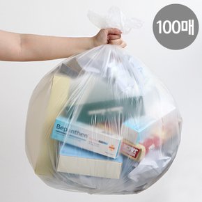 재활용 쓰레기 분리수거 배접 비닐봉투100매(80L).