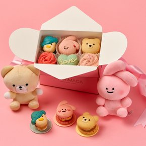 [마카마카] 핑크와벤 스페셜 마카롱 선물세트 6구 화이트데이 여친선물