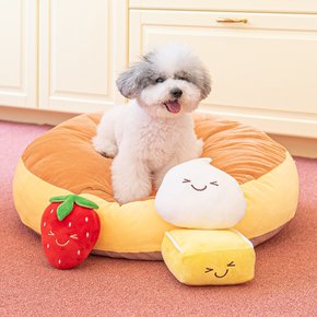 굽개눕개 팬케이크방석 강아지침대 고양이 도넛방석 강아지포토존