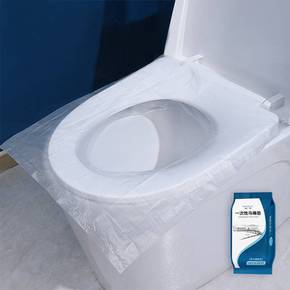 변기커버 변기시트 휴대용 일회용 공중 화장실 변기 커버 시트 X ( 4매입 )