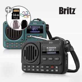 BZ-LV1100 휴대용 무선 블루투스 FM 라디오 스피커 효도 미니 MP3 소형라디오 BZLV1100
