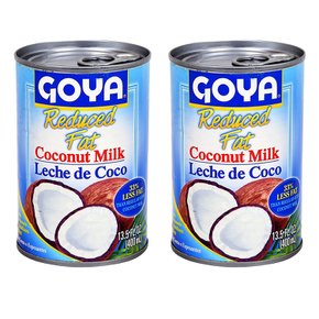 [해외직구]고야 라이트 코코넛 밀크 크림 통조림 400ml 2팩 Goya Light Coconut Milk 13.5oz