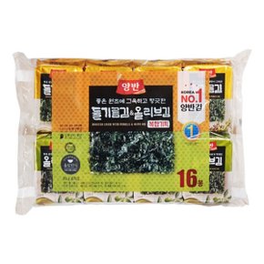 [동원] 양반김 식탁10매 들기름김24봉+올리브김24봉 (총48봉)