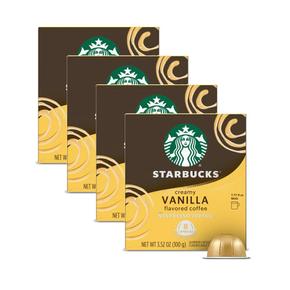 [해외직구] Starbucks 스타벅스 네스프레소 버츄오캡슐 크리미 바닐라 스벅커피 8입 4팩