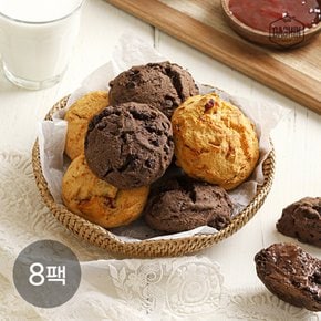 건강베이커리 성수동제빵소 두부스콘 2종 혼합 8팩 (플레인,초코)