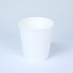 6.5온스 흰색 무지 종이컵(195ml) 100개 / 일회용 종이컵
