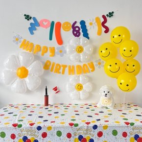 하피블리 강아지 생일파티 생일파티용품 세트