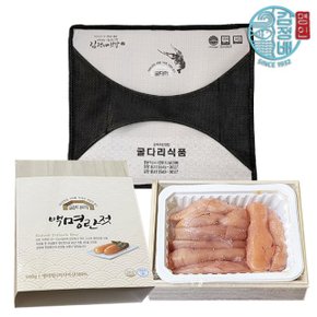 굴다리식품 김정배 명인젓갈 프리미엄 백명란젓 선물세트 500g
