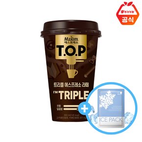 티오피 트리플 에스프레소 라떼 컵커피 300ml 10개 (아이스포장)