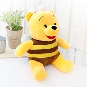 디즈니 꿀벌 푸우 봉제인형 25cm