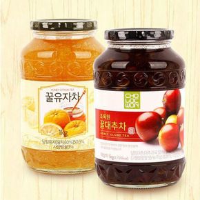 [자연을마시다] 꿀유자차1kg+꿀대추차1kg[27449044]