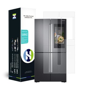 삼성 냉장고 T9000 패밀리허브 RF85M97527L 무광 외부보호필름 세트