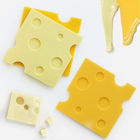 치즈 실리콘 냄비받침 매트 미끄럼방지 패드 티코스터 팟홀더