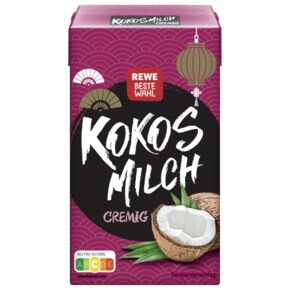독일 레베 REWE Beste Wahl 베스트발 코코넛 밀크 크림 250ml