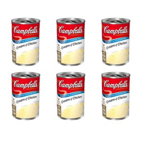 [해외직구]캠벨 수프 크림 치킨 298g 6팩 Campbells Soup Cream Chicken 10.5oz