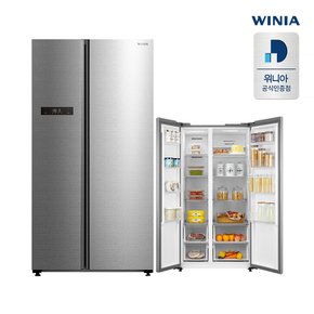 양문형 냉장고 WWR52DSMISO 540L