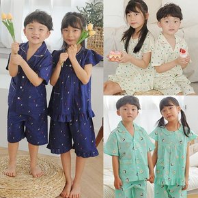 [보리보리/달코미코]아동 어린이 초등학생 여름 잠옷 세트 순면 파자마 국내제작