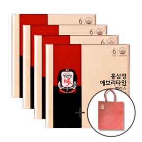 홍삼정 에브리타임 밸런스 10mL x 30포 4박스(쇼핑백포함)