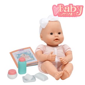 [베이비스위트하트] 아기인형-목욕놀이 2살 3살 4살 5살 6개월 유아 여아 아기 돌아기 애착 인형 장난감 생일 선물