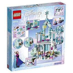 레고 디즈니 겨울왕국 엘사의 마법 같은 얼음 궁전 43172 미니 인형이 있는 장난감 성 건물 키트
