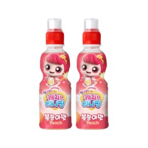 웅진 어린이음료 알쏭달쏭 캐치티니핑 복숭아맛 200ml 24개