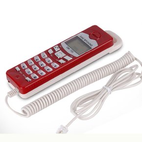 대명전자통신 유선전화기 DM-720 벽걸이 겸용/발신자표시/레드