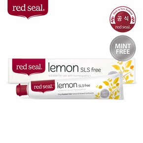 국내공식판매 레드씰 레몬 SLS free 치약 100g