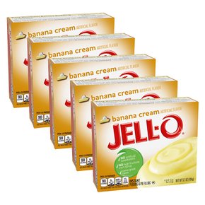 Jell-O 젤오 바나나 크림푸딩 파이 필링 144g 5개