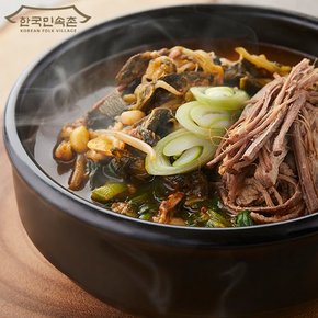 한국민속촌 장터 소고기 국밥 트레이 500g 3팩