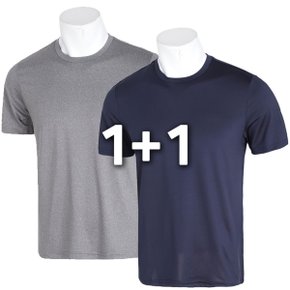 라운드 반팔티 1+1 속건티셔츠 땀복 남자등산 기능성
