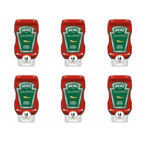 [해외직구]Heinz Jalapeno Tomato Ketchup 하인즈 할라피뇨 토마토 케첩 14oz(397g) 6팩