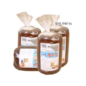 대흥 국산 쌀조청 3kg 물엿 식자재 고추장재료 맥아 (W10F565)