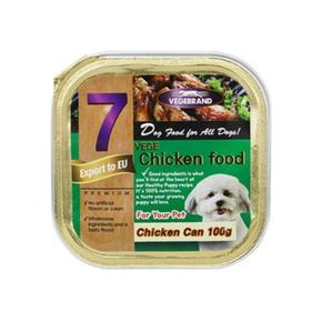소형견 단백질보충 닭고기 사각캔 5개 강아지사료등급 (S7445501)