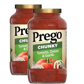 [해외직구] Prego 프레고 청키 토마토 어니언 앤 갈릭 파스타 소스 680g 2팩